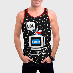 Майка-безрукавка мужская Fatal Error, цвет: 3D-красный — фото 2