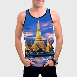 Майка-безрукавка мужская Таиланд, цвет: 3D-черный — фото 2