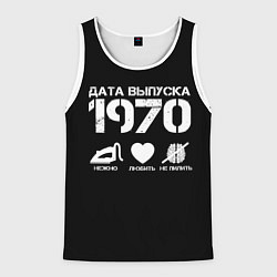 Мужская майка без рукавов Дата выпуска 1970