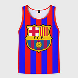 Майка-безрукавка мужская Barca FCB Club, цвет: 3D-красный