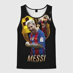 Майка-безрукавка мужская Messi Star, цвет: 3D-черный
