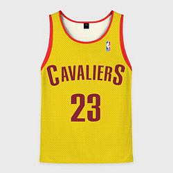 Майка-безрукавка мужская Cavaliers Cleveland 23: Yellow, цвет: 3D-красный