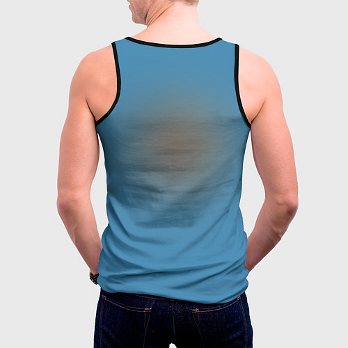 Мужская майка без рукавов Planet Express / 3D-Черный – фото 4