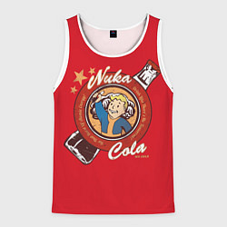 Майка-безрукавка мужская Fallout: Nuka Cola, цвет: 3D-белый