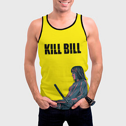 Майка-безрукавка мужская Kill Bill, цвет: 3D-черный — фото 2