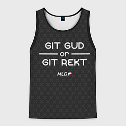 Мужская майка без рукавов MLG Git Gud or Git Rekt
