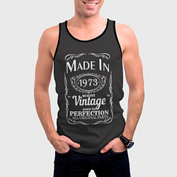 Майка-безрукавка мужская Сделано в 1973, цвет: 3D-черный — фото 2