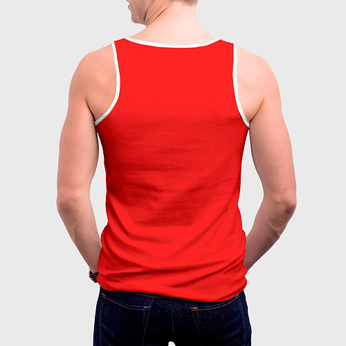 Мужская майка без рукавов Сделано в 1974 СССР / 3D-Белый – фото 4