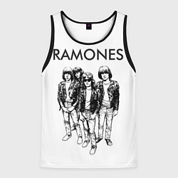 Майка-безрукавка мужская Ramones Party, цвет: 3D-черный
