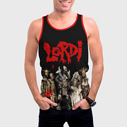 Майка-безрукавка мужская LORDI, цвет: 3D-красный — фото 2