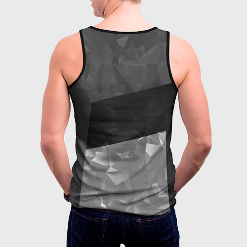 Мужская майка без рукавов BMW: Black Design / 3D-Черный – фото 4