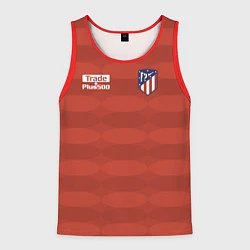 Майка-безрукавка мужская Atletico Madrid: Red Ellipse, цвет: 3D-красный