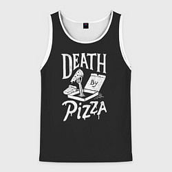 Мужская майка без рукавов Death By Pizza