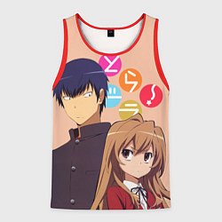 Майка-безрукавка мужская ToraDora, цвет: 3D-красный