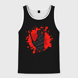 Мужская майка без рукавов Японский самурай