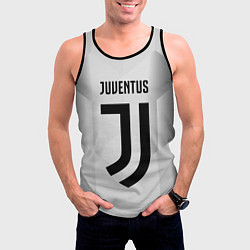 Майка-безрукавка мужская FC Juventus: Silver Original, цвет: 3D-черный — фото 2
