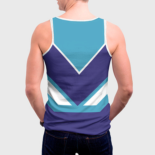 Мужская майка без рукавов Ромка сладкий / 3D-Белый – фото 4