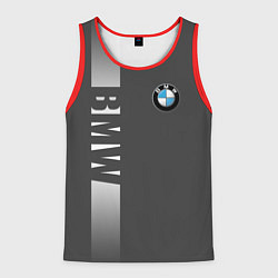 Майка-безрукавка мужская BMW SPORT, цвет: 3D-красный