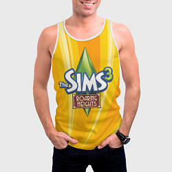 Майка-безрукавка мужская The Sims: Roaring Heights, цвет: 3D-белый — фото 2