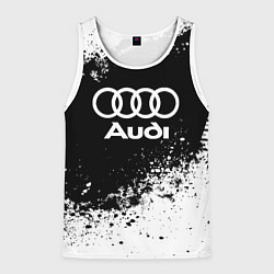 Мужская майка без рукавов Audi: Black Spray