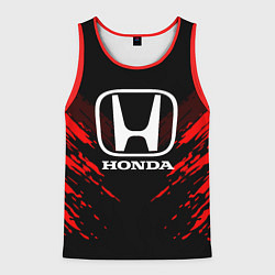 Майка-безрукавка мужская Honda: Red Anger, цвет: 3D-красный