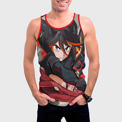 Майка-безрукавка мужская Рюко, цвет: 3D-красный — фото 2