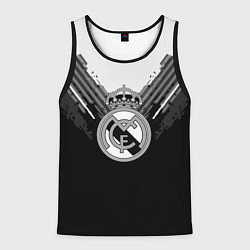 Майка-безрукавка мужская FC Real Madrid: Black Style, цвет: 3D-черный