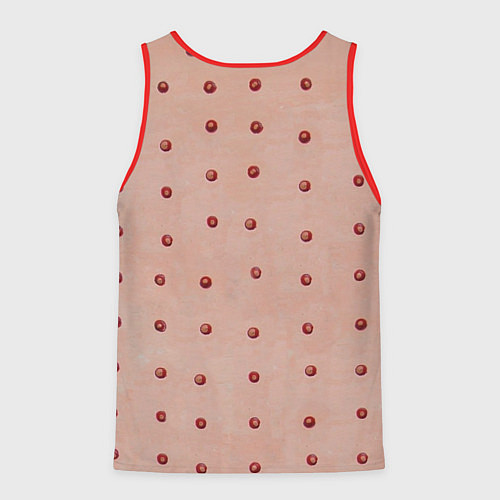 Мужская майка без рукавов Зигмунд Фрейд / 3D-Красный – фото 2