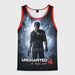 Майка-безрукавка мужская Uncharted 4: A Thief's End, цвет: 3D-красный