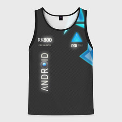 Майка-безрукавка мужская Detroit: Android RK800, цвет: 3D-черный