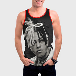 Майка-безрукавка мужская XXXTentacion, цвет: 3D-красный — фото 2