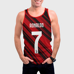 Майка-безрукавка мужская Ronaldo 7: Red Sport, цвет: 3D-красный — фото 2