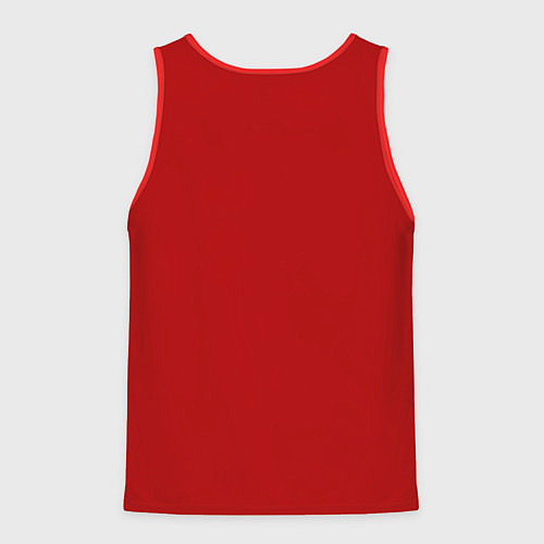 Мужская майка без рукавов Гомер и барт / 3D-Красный – фото 2