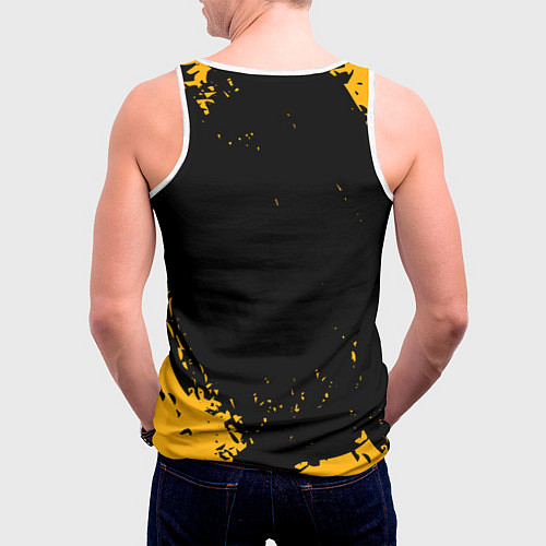 Мужская майка без рукавов PUBG: Black Fashion / 3D-Белый – фото 4