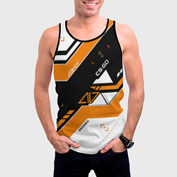 Майка-безрукавка мужская CS:GO Asiimov Inverted, цвет: 3D-черный — фото 2