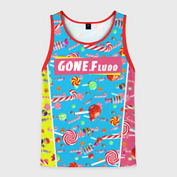 Майка-безрукавка мужская GONE Fludd, цвет: 3D-красный