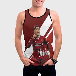 Майка-безрукавка мужская Roberto Firmino, цвет: 3D-черный — фото 2