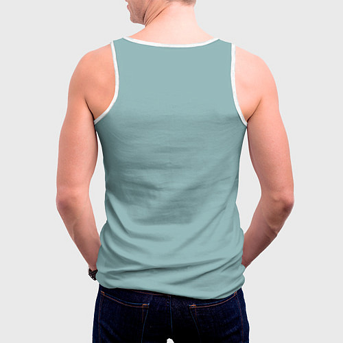 Мужская майка без рукавов I-ZOMBIE large / 3D-Белый – фото 4