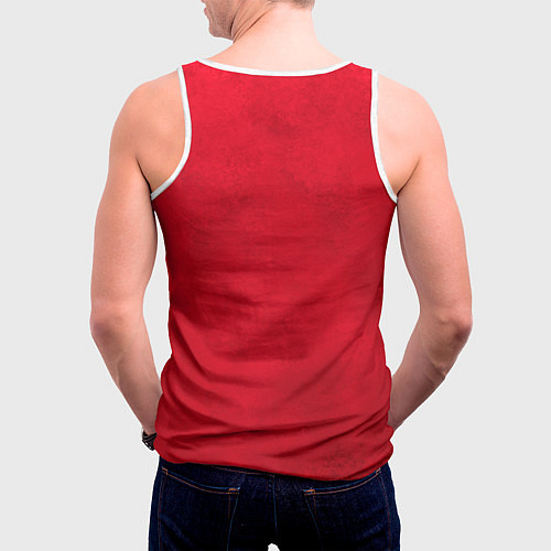 Мужская майка без рукавов Zombies Unite - Оливия Мур / 3D-Белый – фото 4