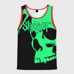 Майка-безрукавка мужская Slipknot: Acid Skull, цвет: 3D-красный