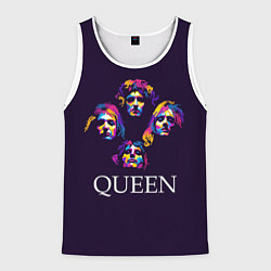 Майка-безрукавка мужская Queen: Fan Art, цвет: 3D-белый