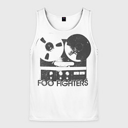 Майка-безрукавка мужская Foo Fighters: Retro Tape, цвет: 3D-белый