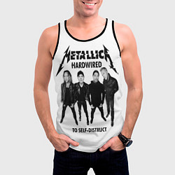 Майка-безрукавка мужская Metallica: Hardwired, цвет: 3D-черный — фото 2