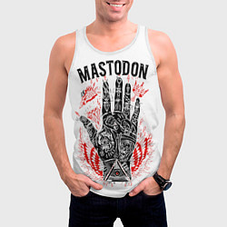 Майка-безрукавка мужская Mastodon: Magic Hand, цвет: 3D-белый — фото 2