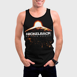 Майка-безрукавка мужская Nickelback: No Fixed Addres, цвет: 3D-черный — фото 2