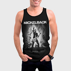 Майка-безрукавка мужская Nickelback Rock, цвет: 3D-черный — фото 2