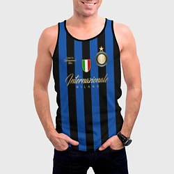 Майка-безрукавка мужская Internazionale Milano, цвет: 3D-черный — фото 2