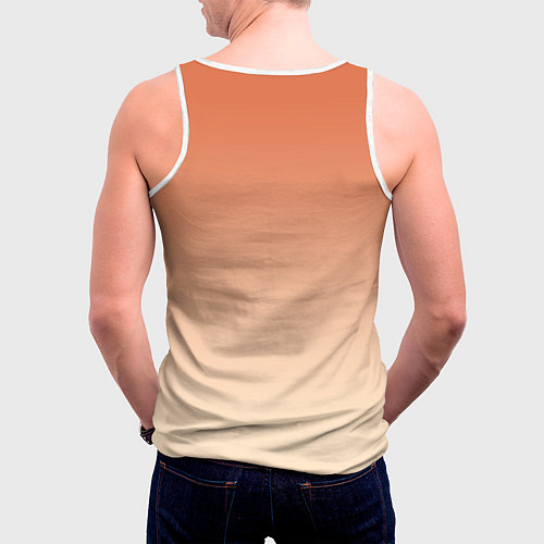 Мужская майка без рукавов Милая аниме девочка-оборотень - Волчица и пряности / 3D-Белый – фото 4