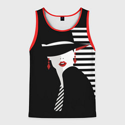 Майка-безрукавка мужская Fashion, цвет: 3D-красный