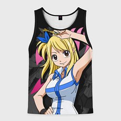 Майка-безрукавка мужская Fairy Tail: Lucy, цвет: 3D-черный